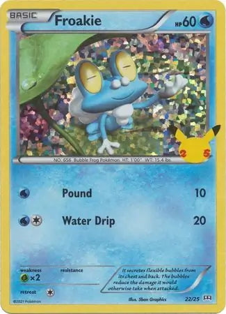 McDonald’s 25th Anniversary Holo Froakie #22